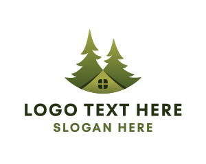 Vacation - Green Tree House logo design