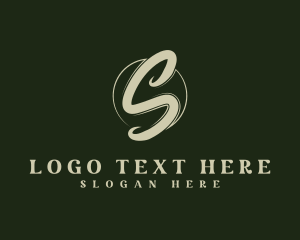 Letter S - Elegant Emblem Lettermark logo design