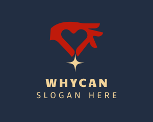 Social Worker - Heart Hand Star Cooperative logo design