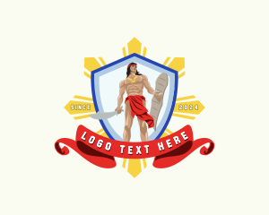 Lapu Lapu - Filipino Warrior Fighter logo design