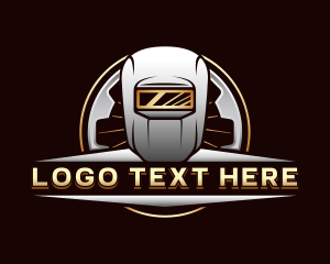 Metalwork Welding Mask logo design