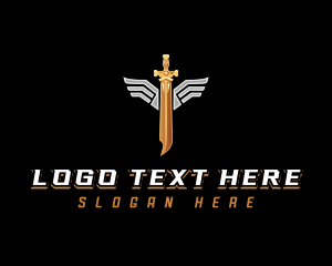 Gaming Weapon Sword Logo