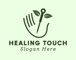 Acupuncturist - Natural Hand Acupuncture logo design