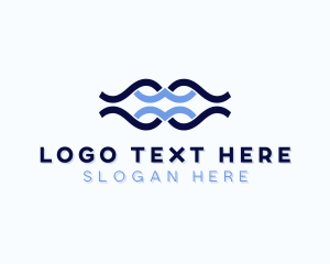 Firm - Waves Technology Firm logo design