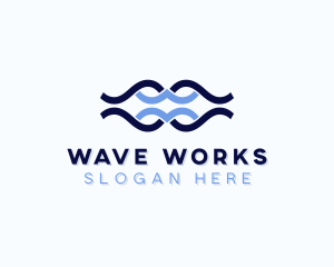 Waves Technology Firm logo design