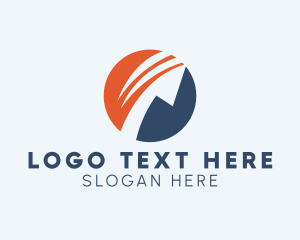 Logistics - Modern Sphere Arrow logo design