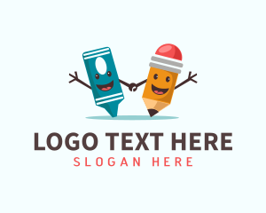 Stationery - Crayon Pencil Stationery logo design