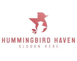 Hummingbird Aviary Bird logo design