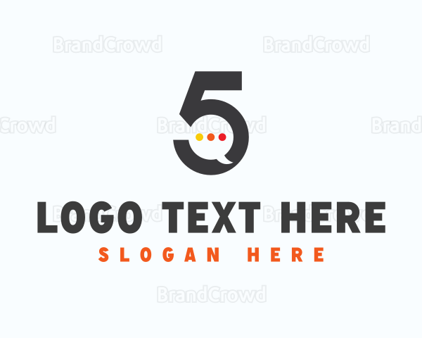 Messaging App Number 5 Logo