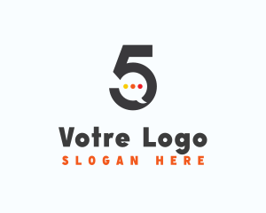 Discord - Messaging App Number 5 logo design