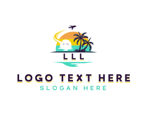 Tourist - Tourist Beach Vacation logo design