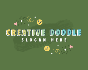 Doodle - Quirky Chalkboard Doodle logo design