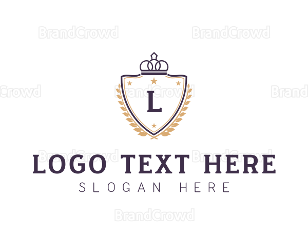 Regal Shield Wreath Logo