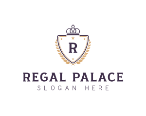 Regal - Regal Shield Wreath logo design