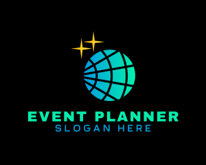 Sphere - Planet Solar Light Panel logo design