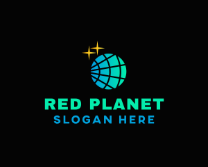 Planet Solar Light Panel logo design