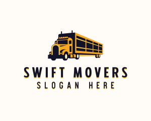 Mover - Trucking Cargo Mover logo design