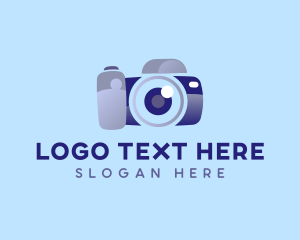 Vlogger - Studio Lens Camera logo design