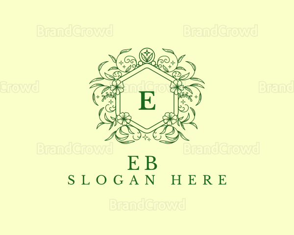 Floral Plant Garden Logo