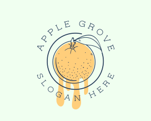 Orange Fruit Juice logo design