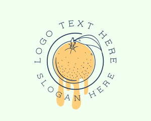 Orange Fruit Juice Logo