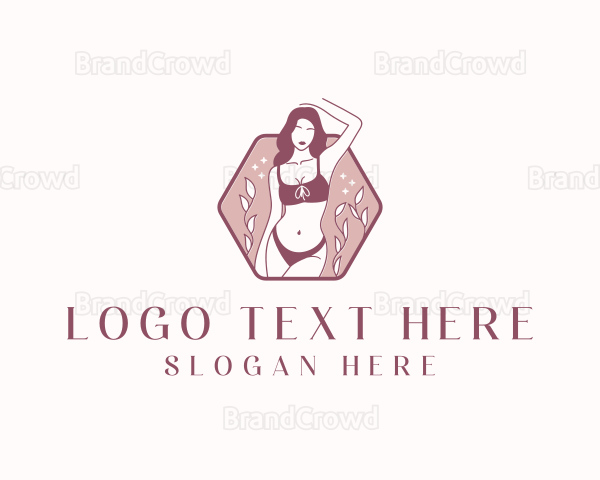 Bikini Fashion Woman Logo