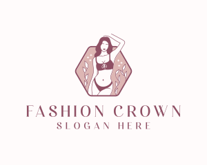 Bikini Fashion Woman logo design