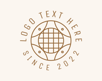 Textile Pattern Apparel logo design