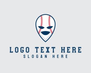 Baseball Team - Baseball Softball Alien logo design