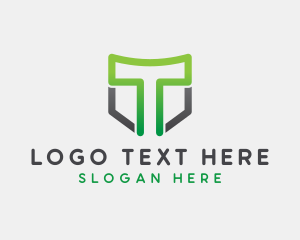 App - Generic Shield Letter T logo design