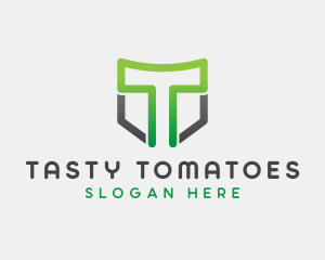 Generic Shield Letter T logo design