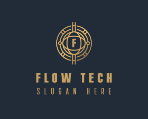 Fintech Cryptocurrency logo design