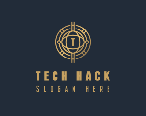 Fintech Cryptocurrency logo design