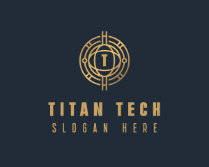 Fintech Cryptocurrency logo design