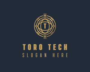 Fintech Cryptocurrency logo design