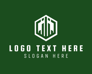 Hexagonal - Trading Construction Company logo design