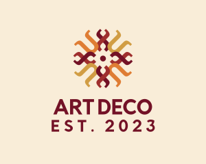 Deco - Traditional Weaving Pattern logo design