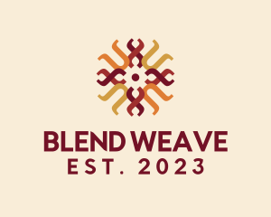 Traditional Weaving Pattern logo design