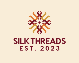 Traditional Weaving Pattern logo design