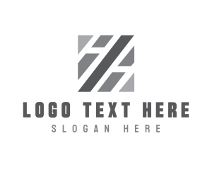 Concrete - Generic Company Letter HH logo design