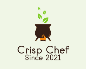 Organic Cooking Pot  logo design