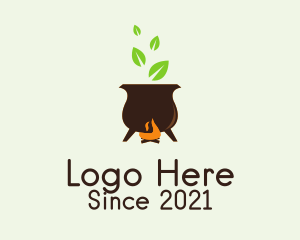 Culinary - Organic Cooking Pot logo design