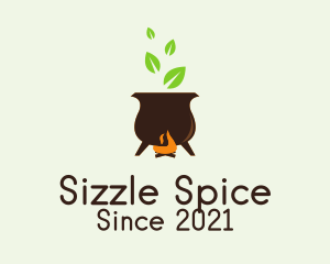 Organic Cooking Pot  logo design