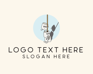 Sweets - Sweet Marshmallow Dessert logo design