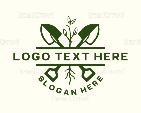 Shovel Root Landscaping Logo
