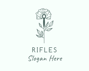 Traditional - Tulip Flower Needle logo design