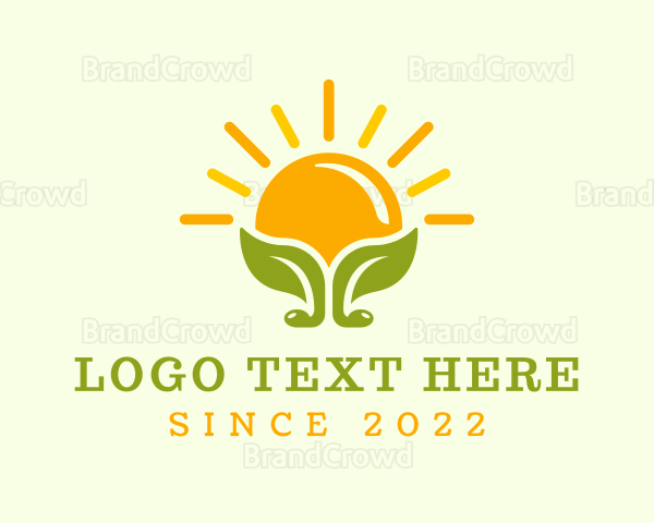 Sunset Leaf Gardening Logo