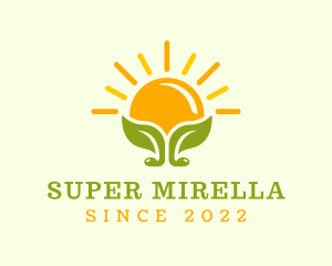 Herbal - Sunset Leaf Gardening logo design