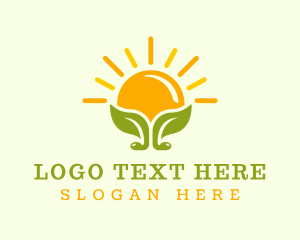 Sunset Leaf Gardening Logo