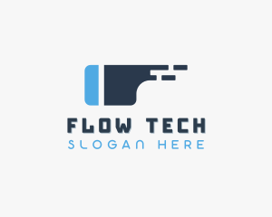 Modern Tech VR Goggles logo design